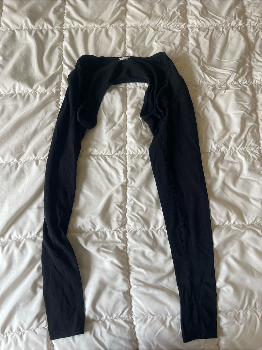 Garage Black Cropped Top